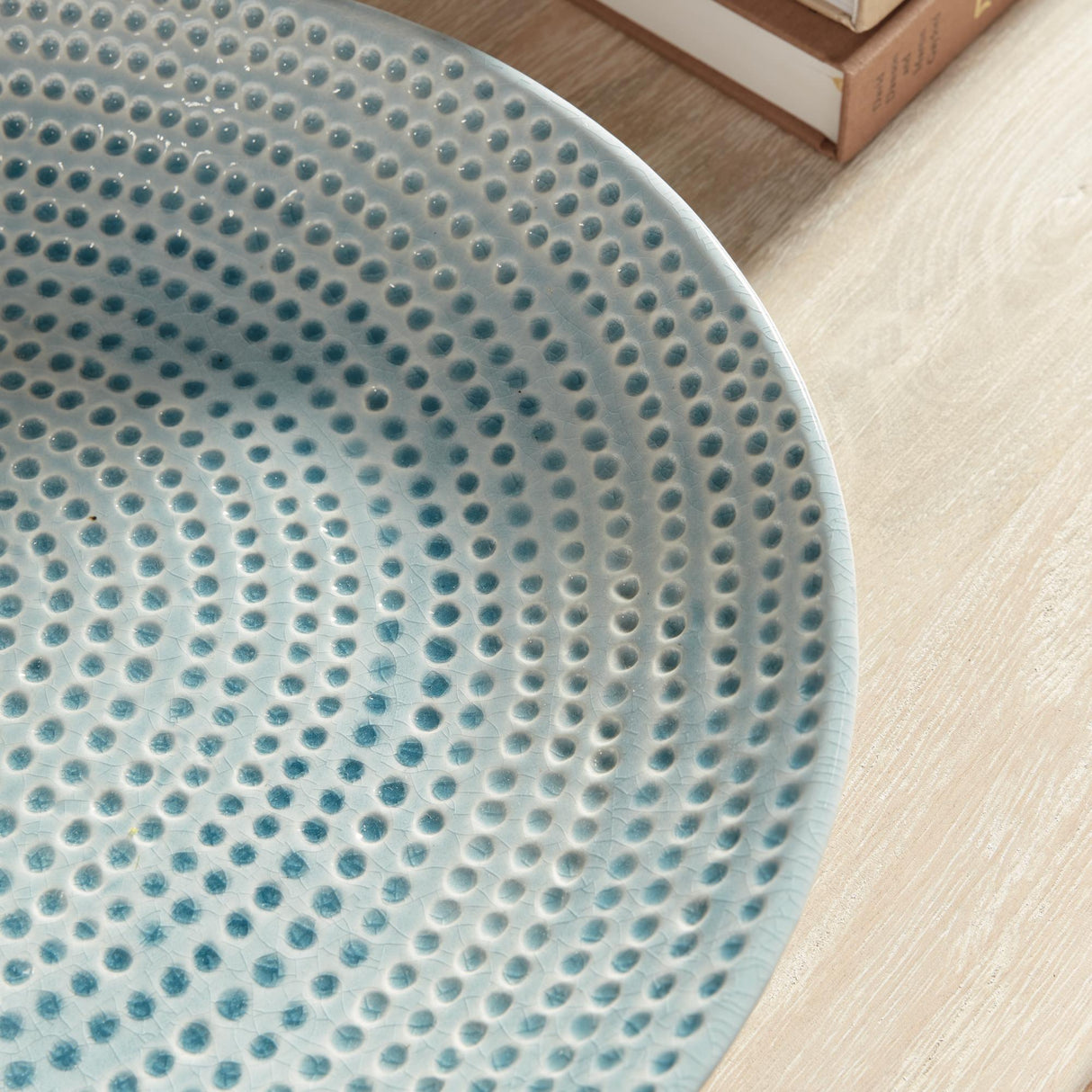 Napa Blue MIRO DECORATIVE PLATE