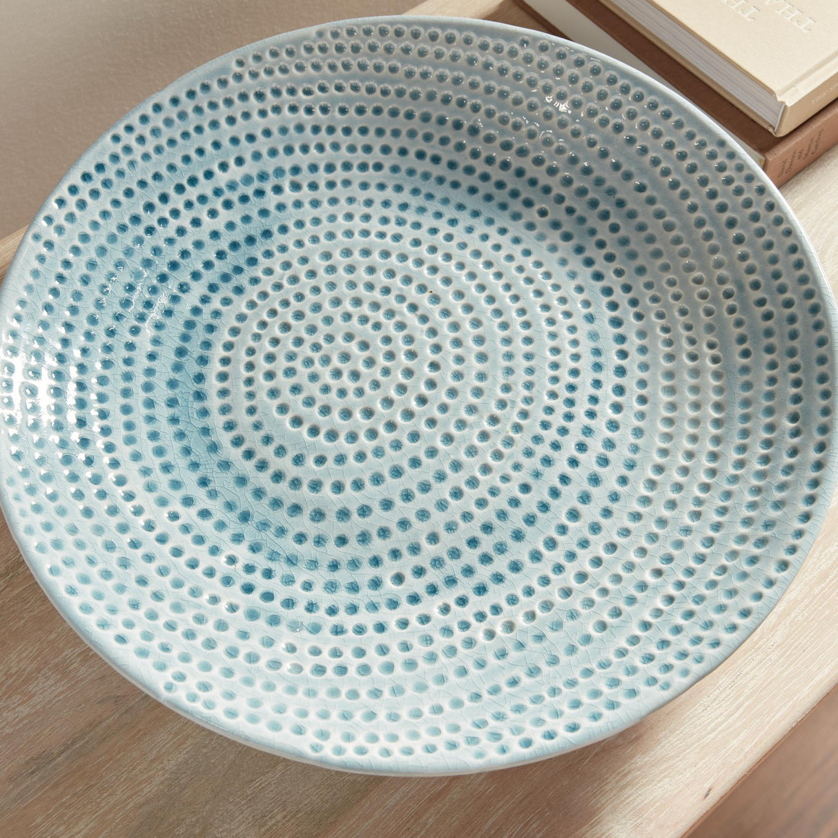 Napa Blue MIRO DECORATIVE PLATE