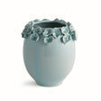 Napa Ice Blue PETITE FLEUR VASE SHORT