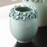 Napa Ice Blue PETITE FLEUR VASE SHORT