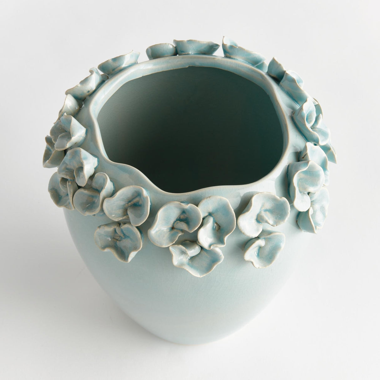 Napa Ice Blue PETITE FLEUR VASE TALL