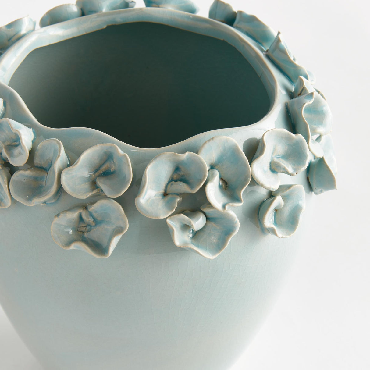 Napa Ice Blue PETITE FLEUR VASE TALL
