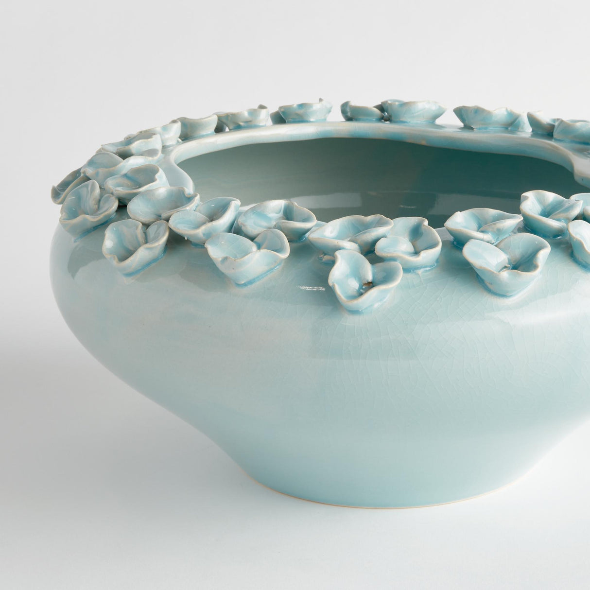 Napa Ice Blue PETITE FLEUR DECORATIVE BOWL