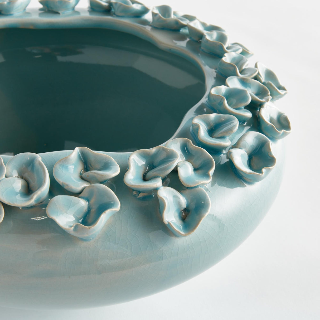 Napa Ice Blue PETITE FLEUR DECORATIVE BOWL