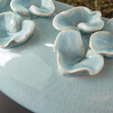 Napa Ice Blue PETITE FLEUR DECORATIVE BOWL