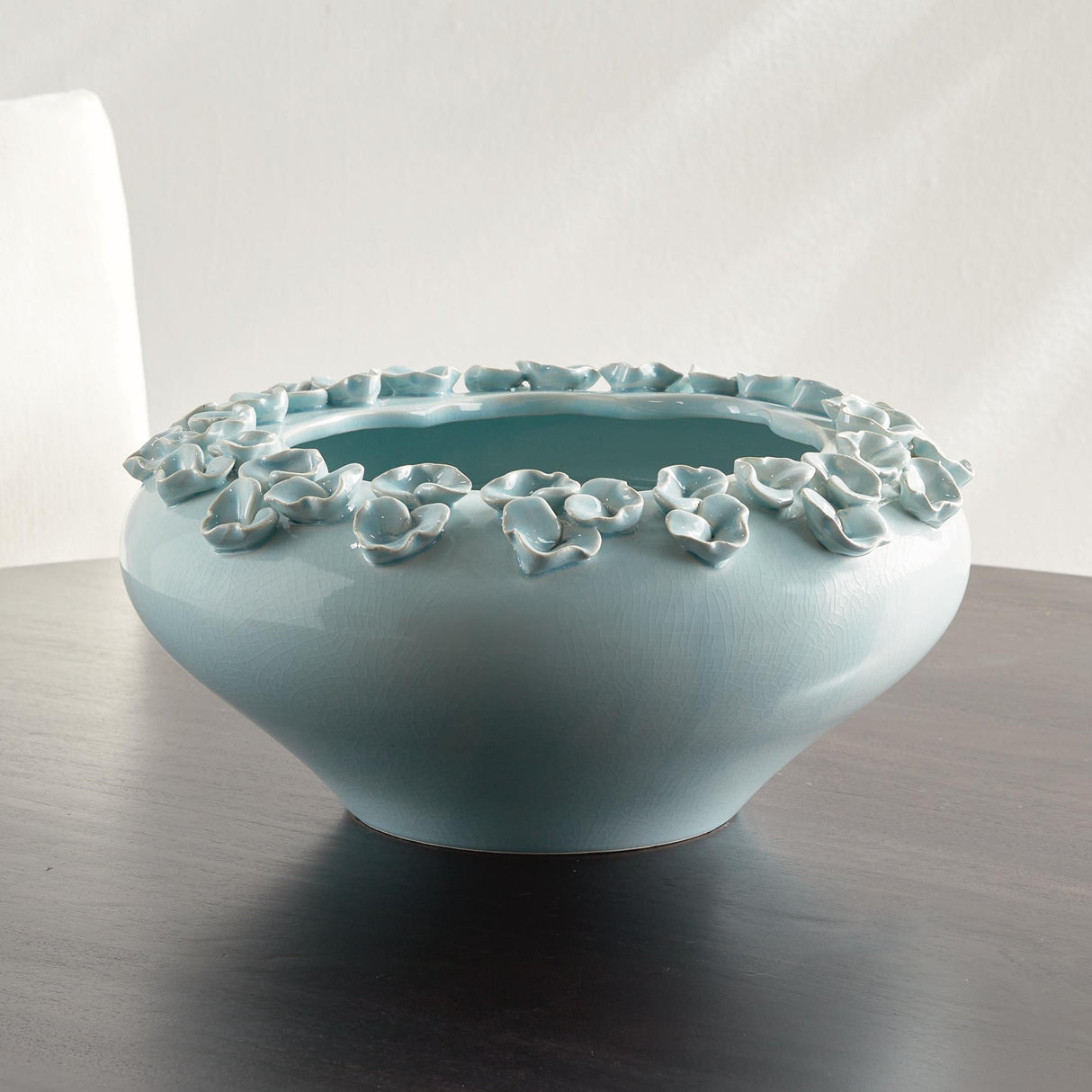 Napa Ice Blue PETITE FLEUR DECORATIVE BOWL