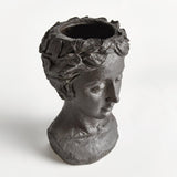Napa Antique Black FIBRECLAY ATHENA PLANTER