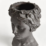 Napa Antique Black FIBRECLAY ATHENA PLANTER