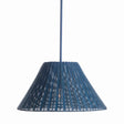 Napa Dark Blue TRISTAN RATTAN PENDANT
