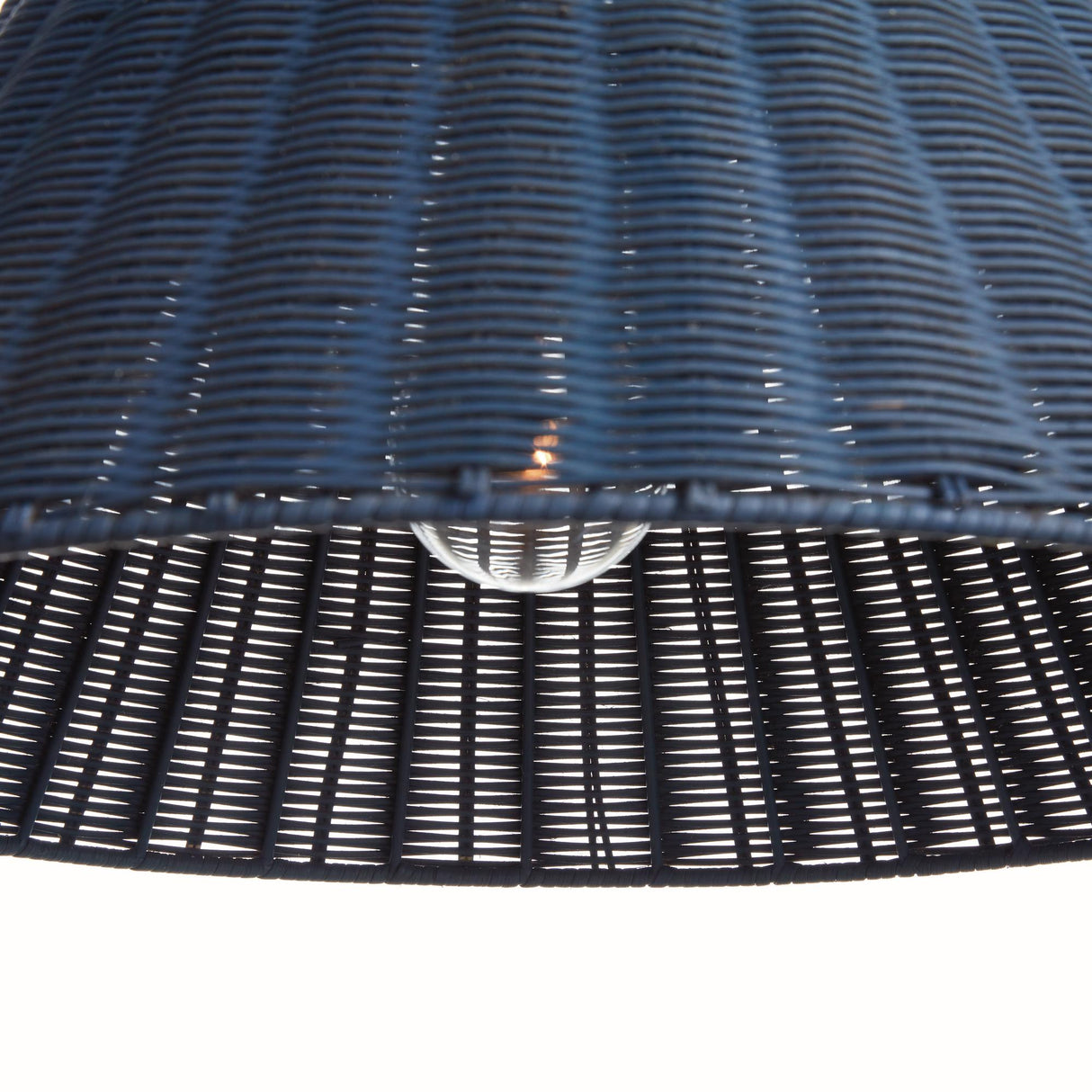 Napa Dark Blue TRISTAN RATTAN PENDANT