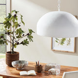 Napa White/Champage THAYER DOME PENDANT LARGE