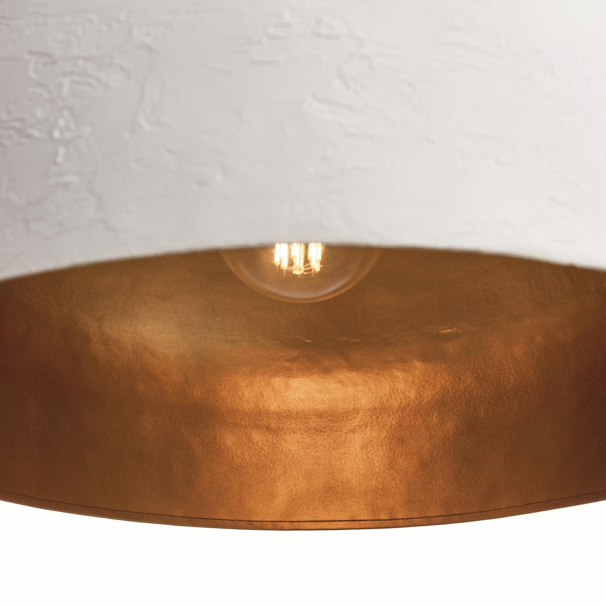 Napa White/Champage THAYER DOME PENDANT MEDIUM