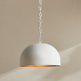 Napa White/Champage THAYER DOME PENDANT MEDIUM