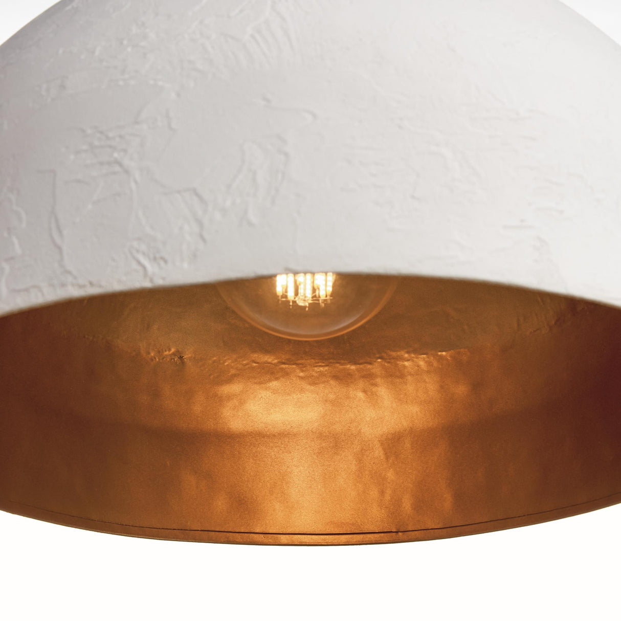 Napa White/Champage THAYER DOME PENDANT SMALL