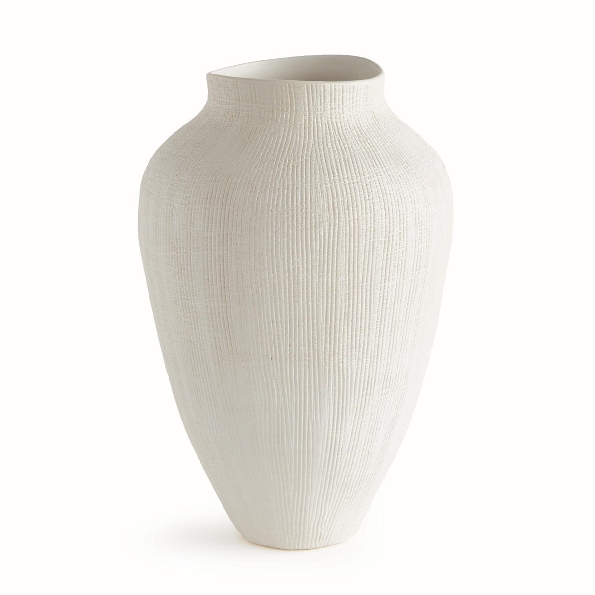 Napa Matte White BARCLAY BUTERA OJAI VASE LARGE
