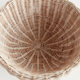 Napa Whitewash CHARLESTON RATTAN FOOTED BOWL SMALL