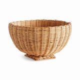 Napa Natural CHARLESTON RATTAN FOOTED BOWL SMALL