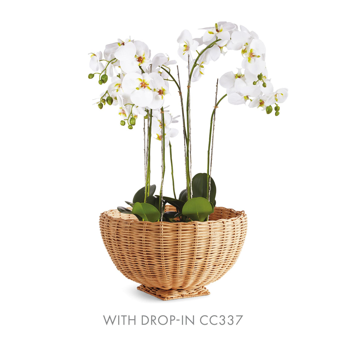 Napa Natural CHARLESTON RATTAN FOOTED BOWL SMALL