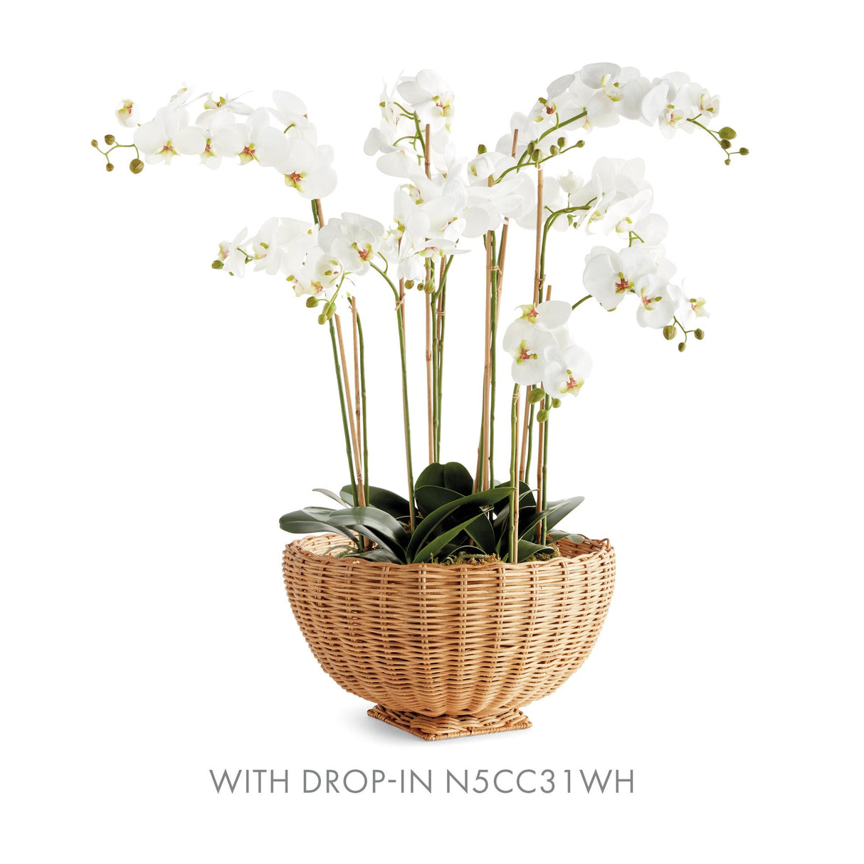 Napa Natural CHARLESTON RATTAN FOOTED BOWL SMALL