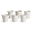 Napa Classic White MIRABELLE MINI CACHEPOTS, SET OF 6