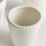 Napa Classic White MIRABELLE MINI CACHEPOTS, SET OF 6
