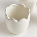 Napa Classic White MIRABELLE MINI CACHEPOTS, SET OF 6