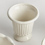 Napa Classic White MIRABELLE MINI CACHEPOTS, SET OF 6