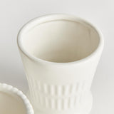 Napa Classic White MIRABELLE MINI CACHEPOTS, SET OF 6