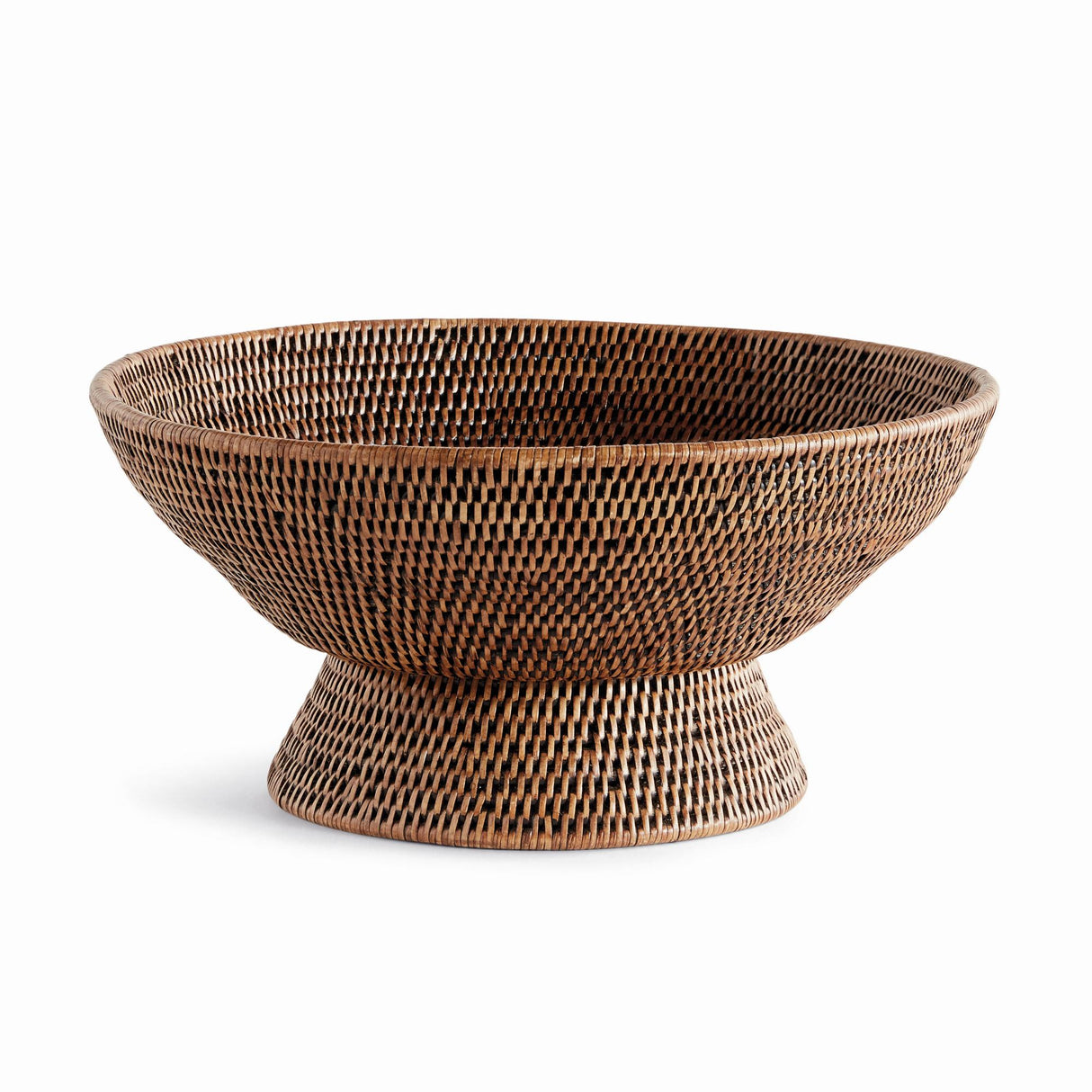 Napa Warm Brown BURMA RATTAN OFFERING BOWL