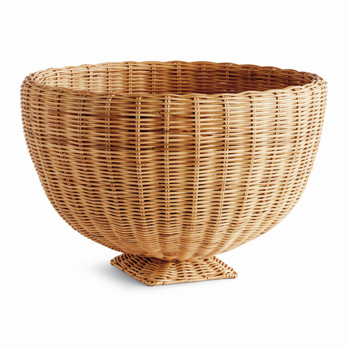 Napa Natural CHARLESTON RATTAN FOOTED BOWL
