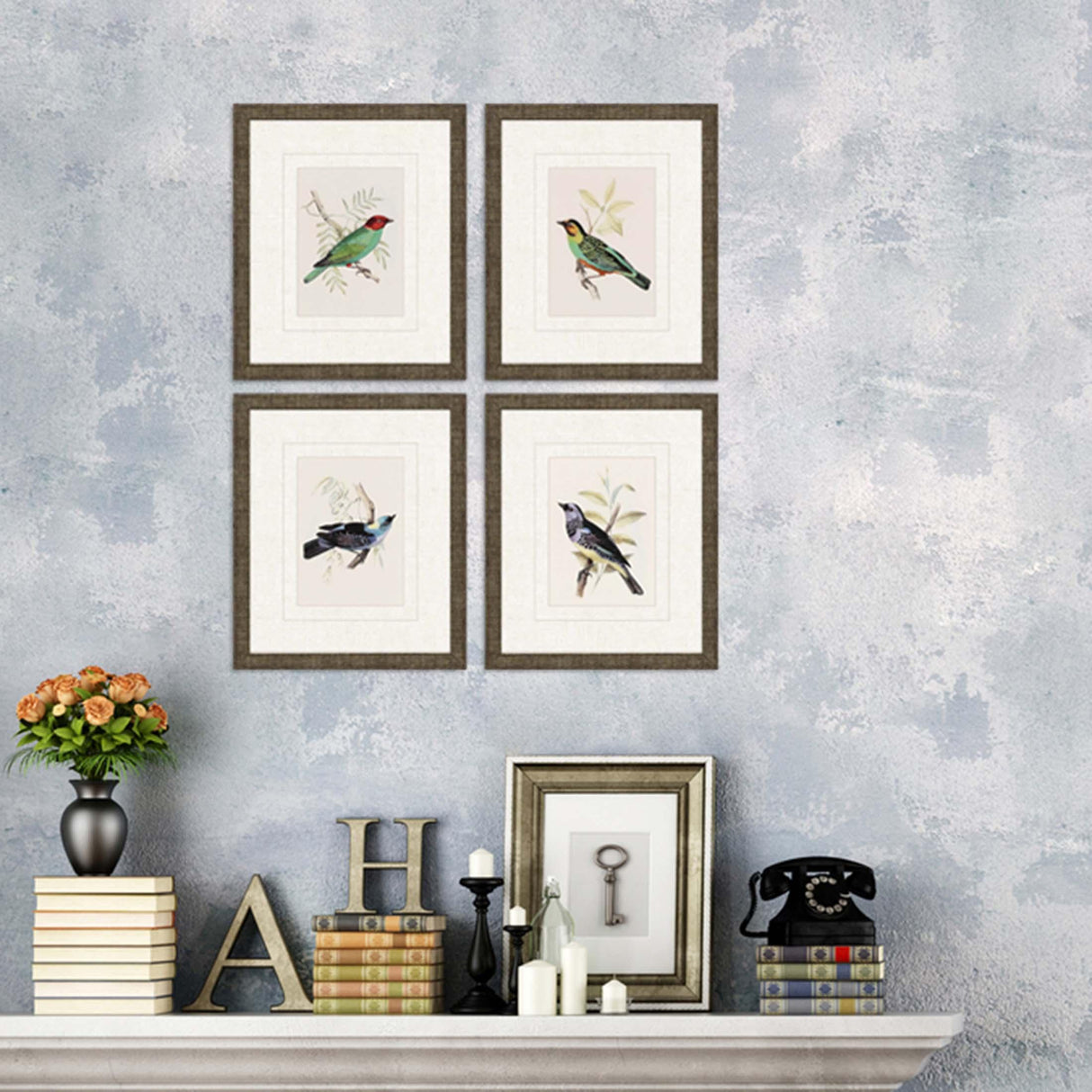 Paragon On Perch II S/4 Multi 13 X 11 X 1 Wall Art