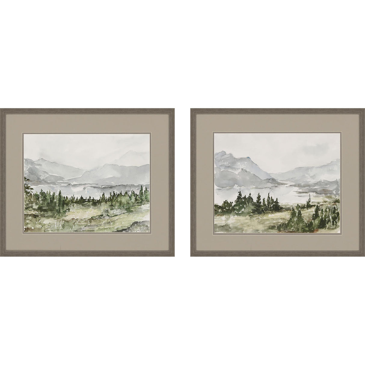 Paragon Reservoir S/2 Green 22 X 27 X 2 Wall Art