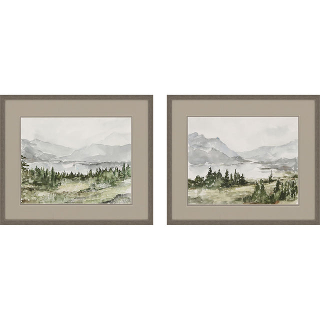 Paragon Reservoir S/2 Green 22 X 27 X 2 Wall Art