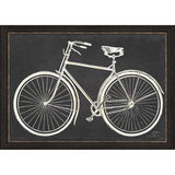 Paragon Blueprint Bicycle Black 29 X 41 X 2 Wall Art