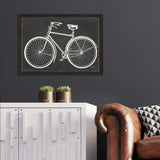 Paragon Blueprint Bicycle Black 29 X 41 X 2 Wall Art