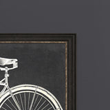 Paragon Blueprint Bicycle Black 29 X 41 X 2 Wall Art