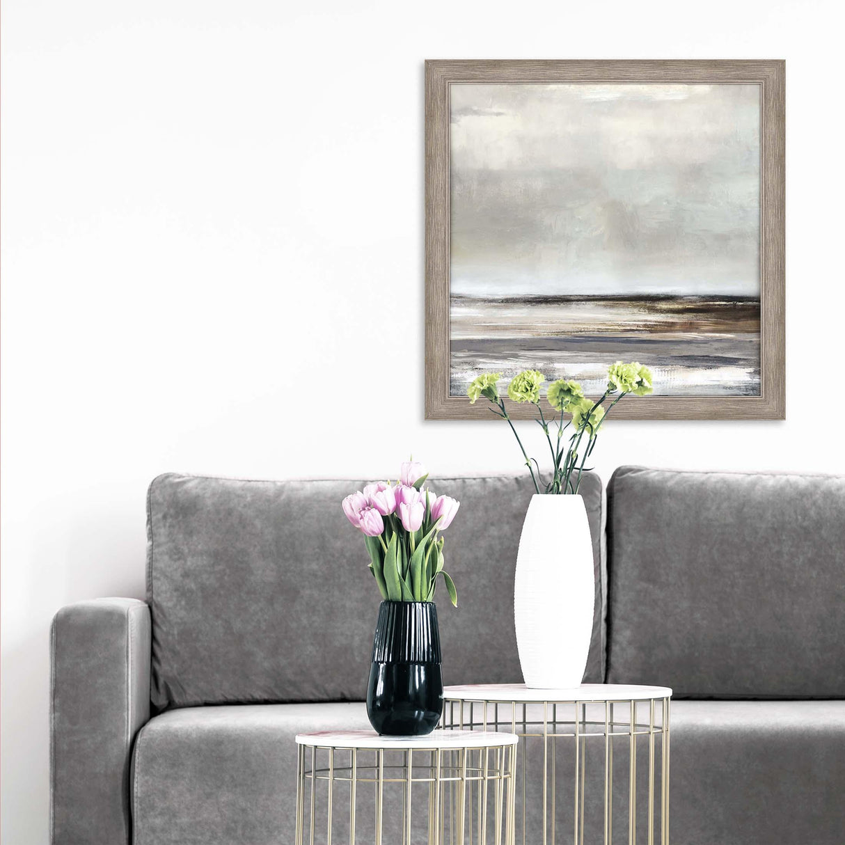 Paragon Tywyn Vista Gray 34 X 34 X 2 Wall Art