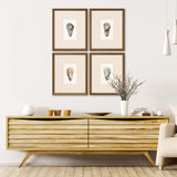 Paragon Ocean Blades S/4 Neutral 16 X 13 X 2 Wall Art