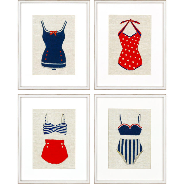 Paragon Swim S/4 Blue 21 X 17 X 2 Wall Art