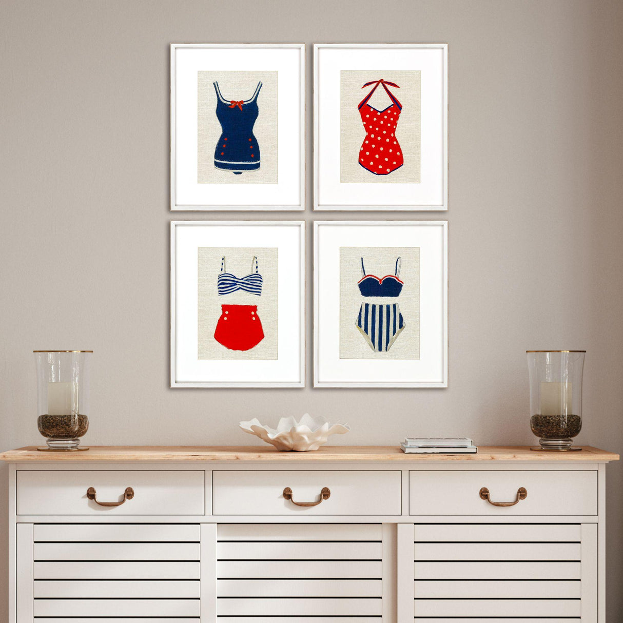 Paragon Swim S/4 Blue 21 X 17 X 2 Wall Art