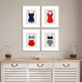 Paragon Swim S/4 Blue 21 X 17 X 2 Wall Art