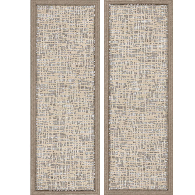 Paragon Natural Texture S/2 Neutral 41 X 14 X 2 Wall Art