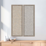 Paragon Natural Texture S/2 Neutral 41 X 14 X 2 Wall Art