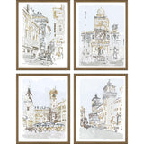 Paragon Street Scenes S/4 Multi 25 X 19 X 2 Wall Art