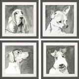 Paragon Modern Dog S/4 Neutral 21 X 21 X 2 Wall Art
