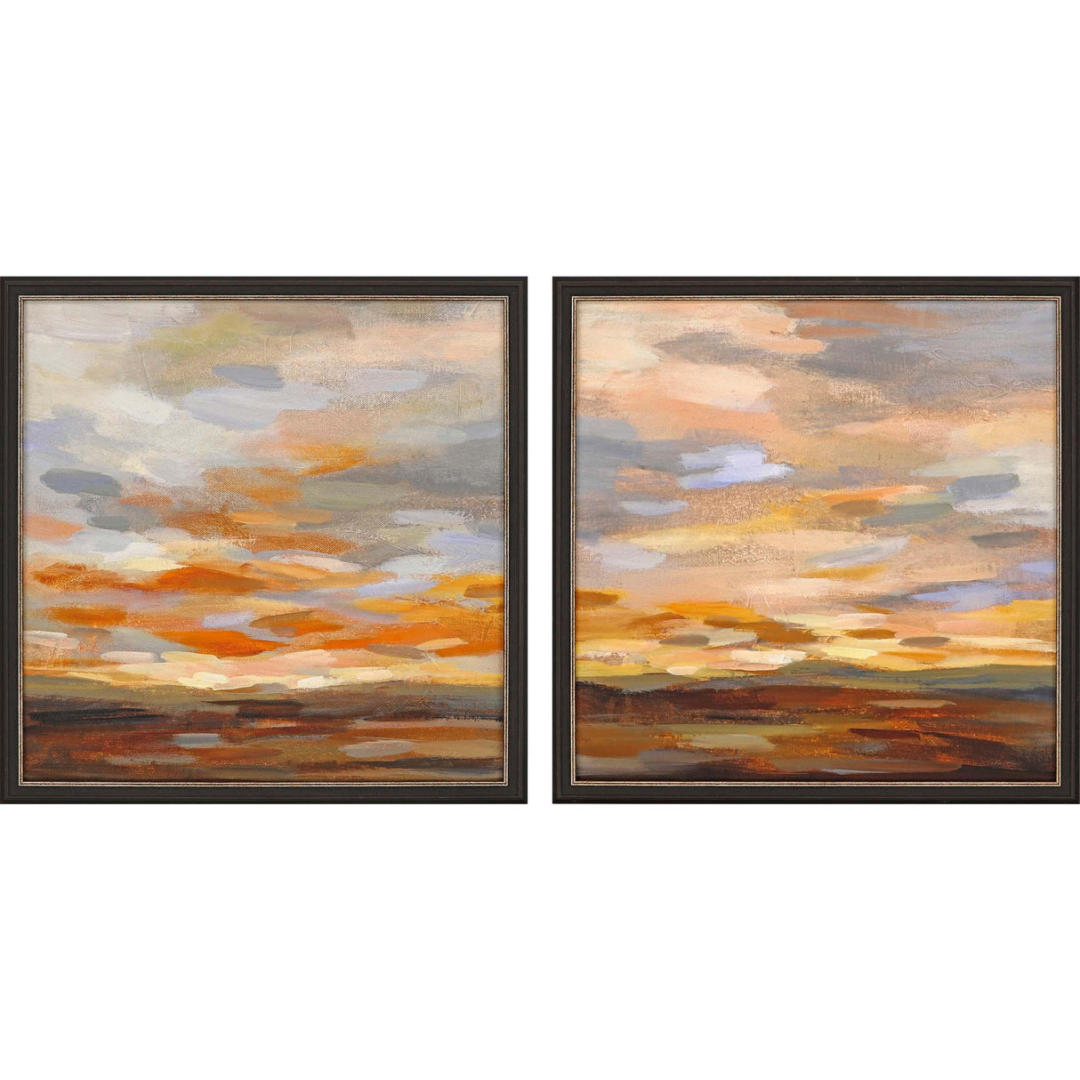 Paragon High Desert Sky S/2 Orange 26 X 26 X 3 Wall Art
