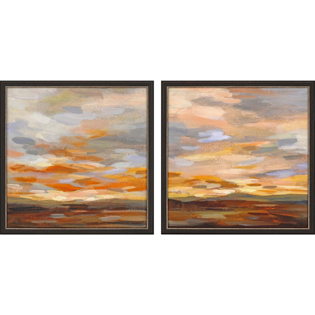 Paragon High Desert Sky S/2 Orange 26 X 26 X 3 Wall Art