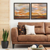 Paragon High Desert Sky S/2 Orange 26 X 26 X 3 Wall Art