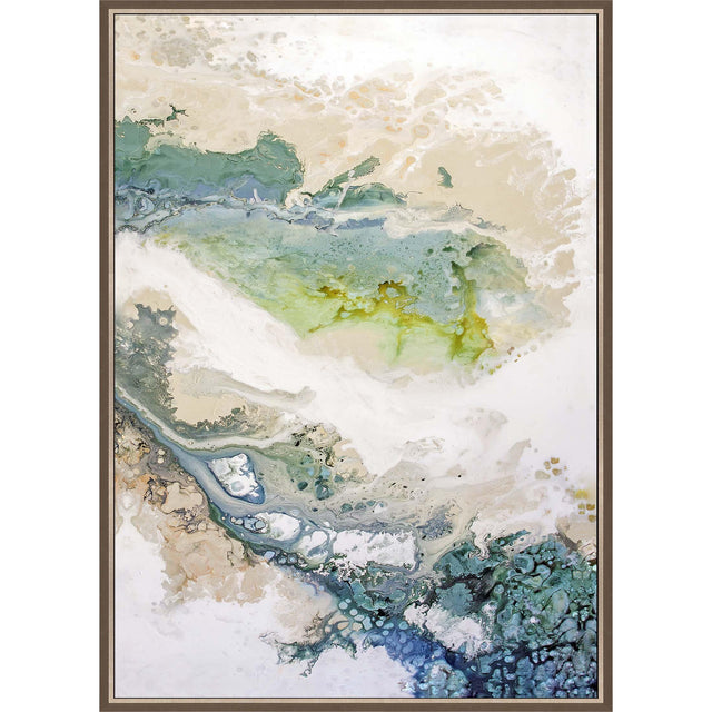 Paragon Minutiae Turquoise 74 X 57 X 3 Wall Art