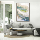 Paragon Minutiae Turquoise 74 X 57 X 3 Wall Art